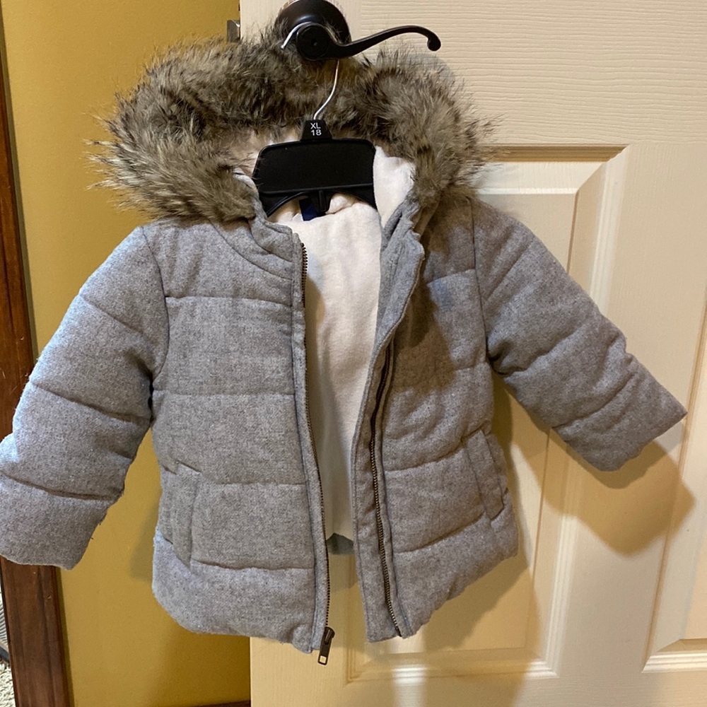 Toddler hooded winter coat. Extremely thick and warm.